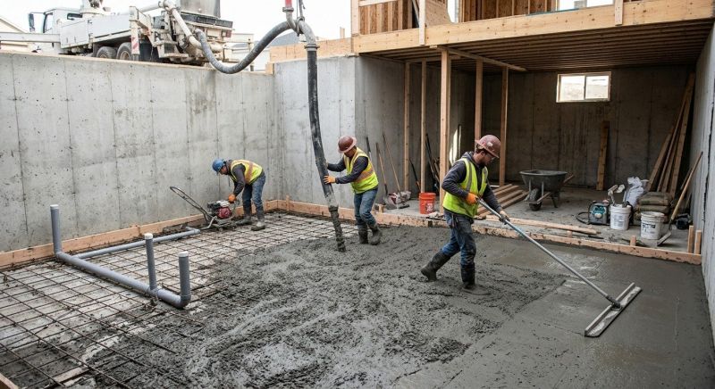 Basement Concrete Installation in Maitland, FL