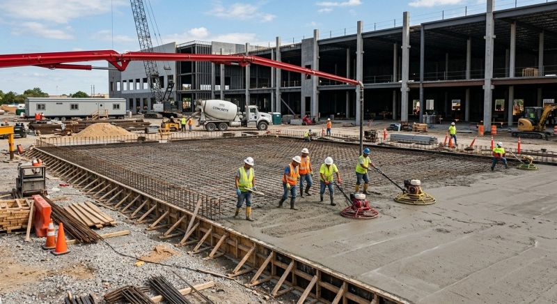 Commercial Slab Construction in Lake Mary, FL