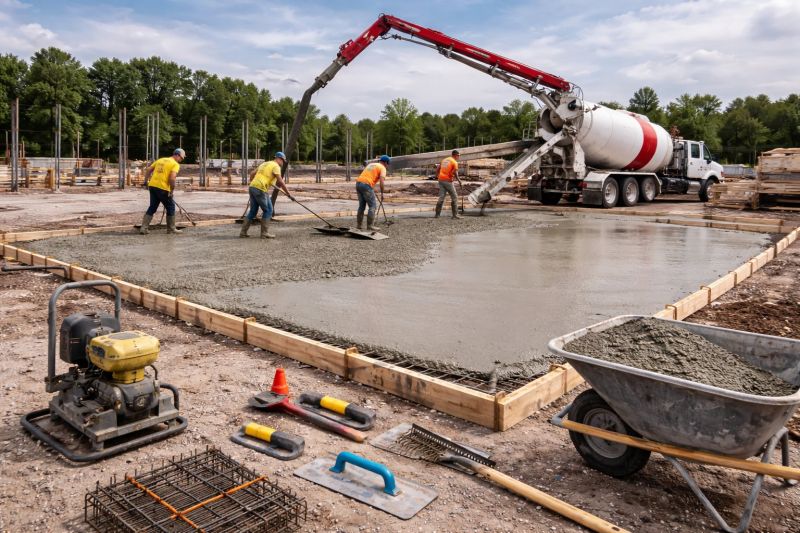 Commercial Slab Construction in Zellwood, FL
