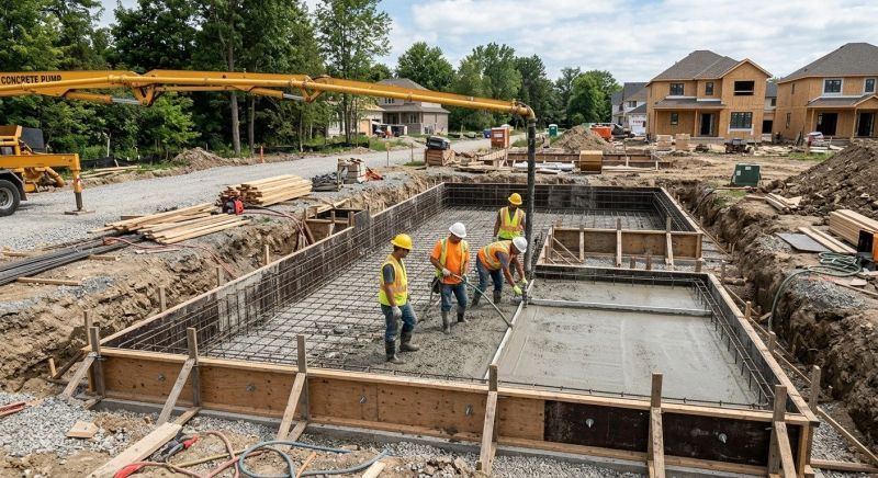 Concrete Foundation Installation in Zellwood, FL