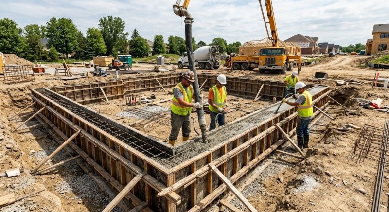 Foundation Wall Pouring in Geneva, FL