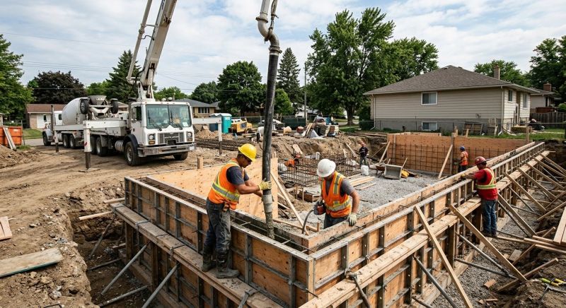 Foundation Wall Pouring in Longwood, FL