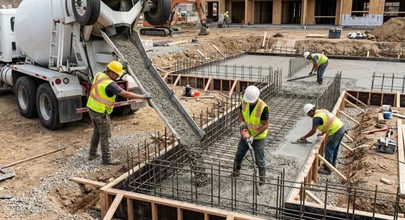 Foundation Wall Pouring in Saint Cloud, FL