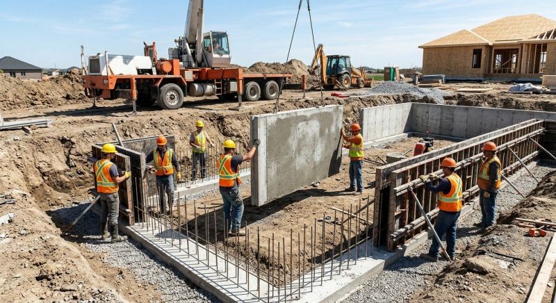 Foundation Wall Pouring in Saint Cloud, FL